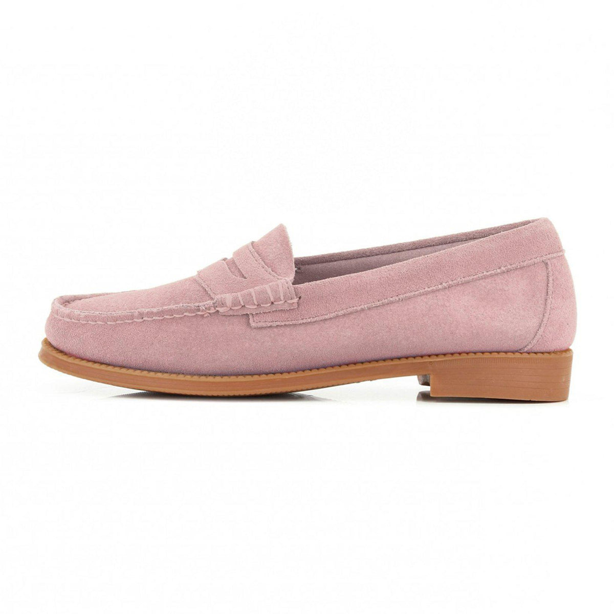 Women Easy Weejuns Penny Loafers Suede-Bass-Conrad Hasselbach Shoes & Garment